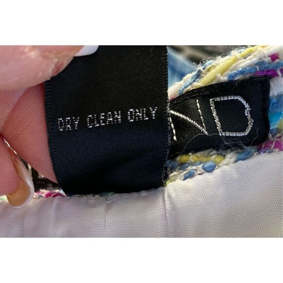 Silkland Tweed Silk Blend Blazer Sz. M Lined Pickets Spring Mothers Day - Picture 10 of 10